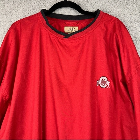 Vesi Sportswear The Ohio State Windbreaker Men Pullover Jacket Size XXL Athletic - Picture 7 of 10